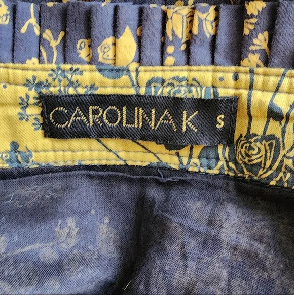CAROLINA K TIERED ROMANTIC FLORAL MAXI SKIRT SIDE ZIPPER SIZE SMALL - Picture 6 of 17